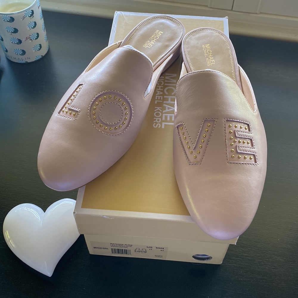 MICHAEL KORS LOVE π LOAFER/SLIDE SIZE 10